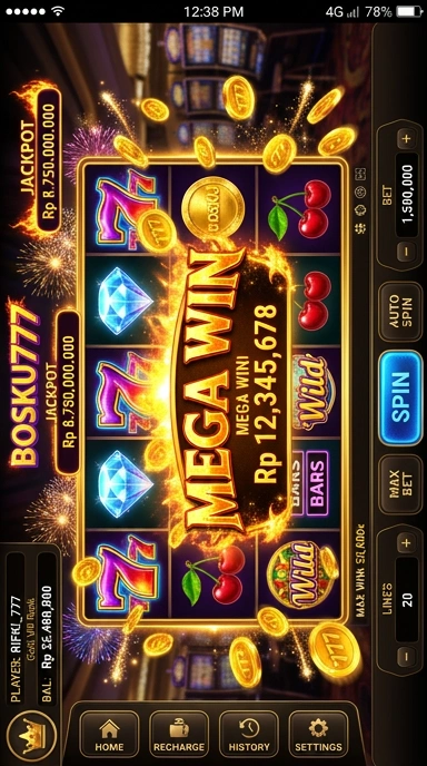 bosku777 — cuplikan layar ringkas